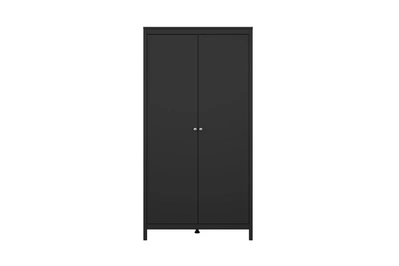 Vallvidera Garderobe 102,3x199 cm - Sort - Opbevaring - Tøjopbevaring - Garderobeskabe