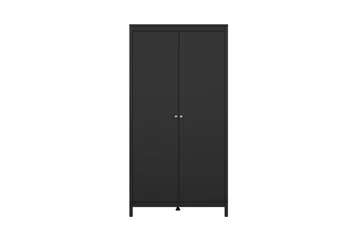 Vallvidera Garderobe 102,3x199 cm - Sort - Opbevaring - Tøjopbevaring - Garderobeskabe