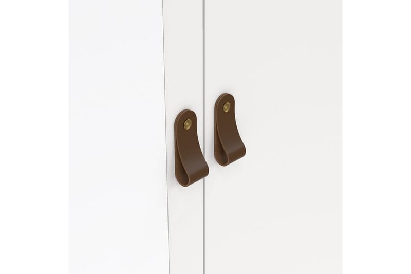 Vallvidera Garderobe 102x199 cm - Hvid - Opbevaring - Tøjopbevaring - Garderobeskabe