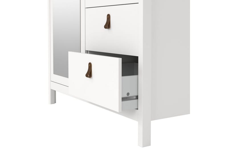 Vallvidera Garderobe 102x199 cm - Hvid - Opbevaring - Tøjopbevaring - Garderobeskabe