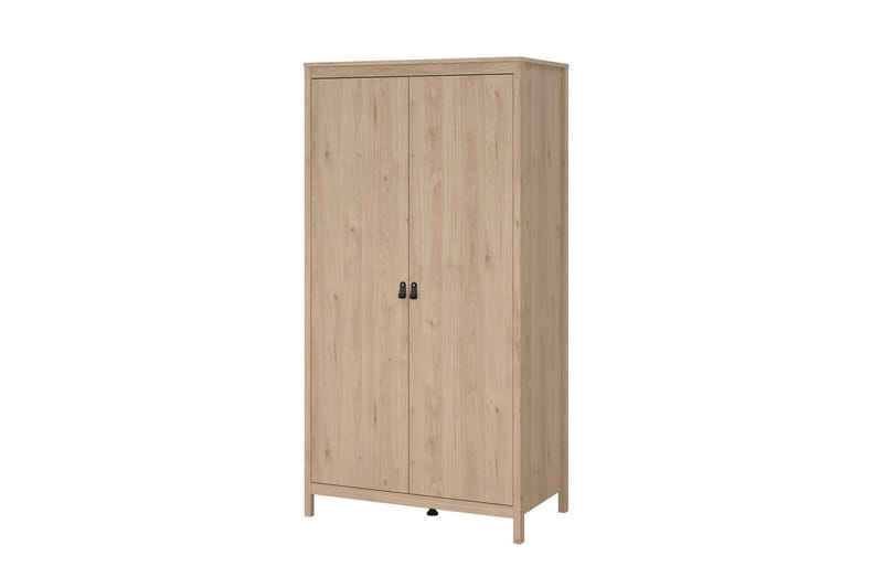 Vallvidera Garderobe 102x199 cm - Lysebrun - Opbevaring - Tøjopbevaring - Garderobeskabe