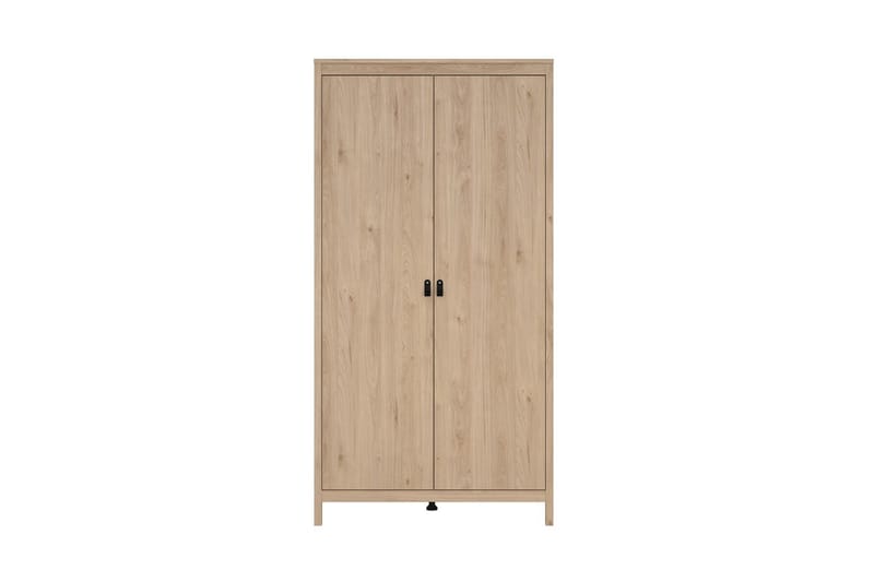 Vallvidera Garderobe 102x199 cm - Lysebrun - Opbevaring - Tøjopbevaring - Garderobeskabe