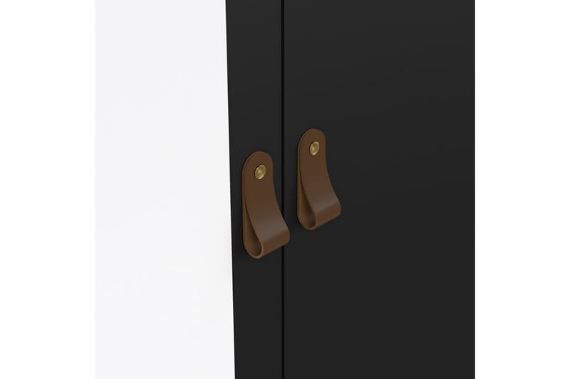 Vallvidera Garderobe 102x199 cm - Sort - Opbevaring - Tøjopbevaring - Garderobeskabe