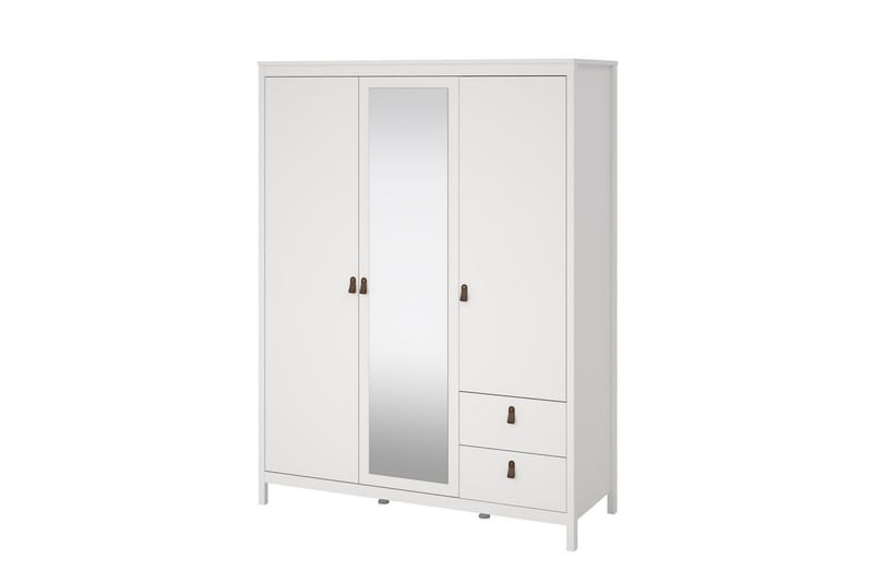 Vallvidera Garderobe 150x199 cm - Hvid - Opbevaring - Tøjopbevaring - Garderobeskabe