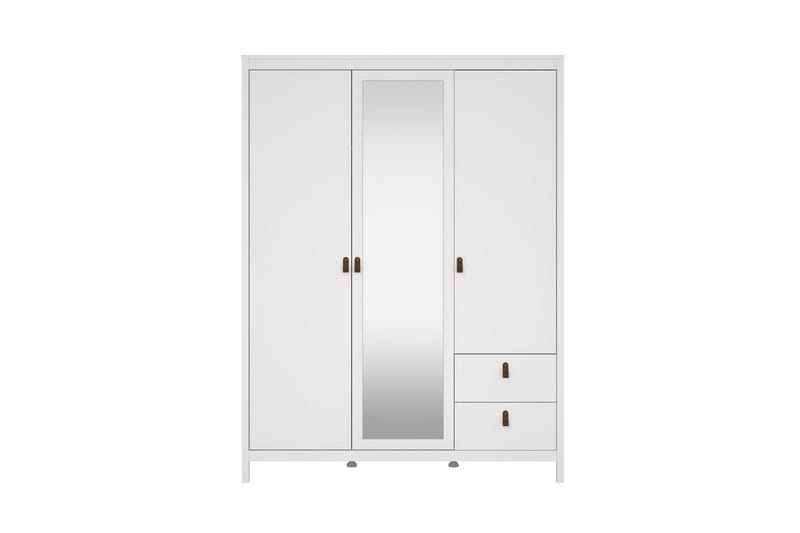 Vallvidera Garderobe 150x199 cm - Hvid - Opbevaring - Tøjopbevaring - Garderobeskabe