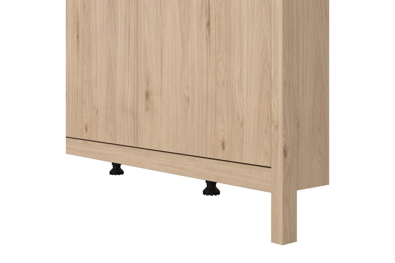 Vallvidera Garderobe 150x199 cm - Natur - Opbevaring - Tøjopbevaring - Garderobeskabe