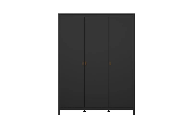Vallvidera Garderobe 150x199 cm - Sort - Opbevaring - Tøjopbevaring - Garderobeskabe
