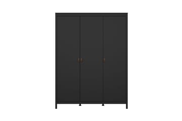 Vallvidera Garderobe 150x199 cm - Sort - Opbevaring - Tøjopbevaring - Garderobeskabe