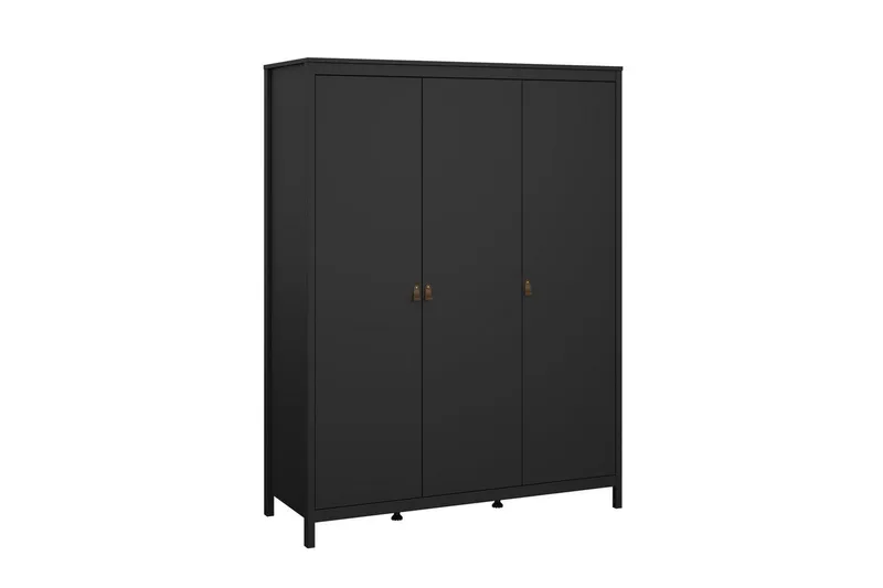 Vallvidera Garderobe 150x199 cm - Sort - Opbevaring - Tøjopbevaring - Garderobeskabe