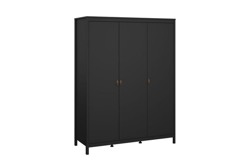 Vallvidera Garderobe 150x199 cm - Sort - Opbevaring - Tøjopbevaring - Garderobeskabe
