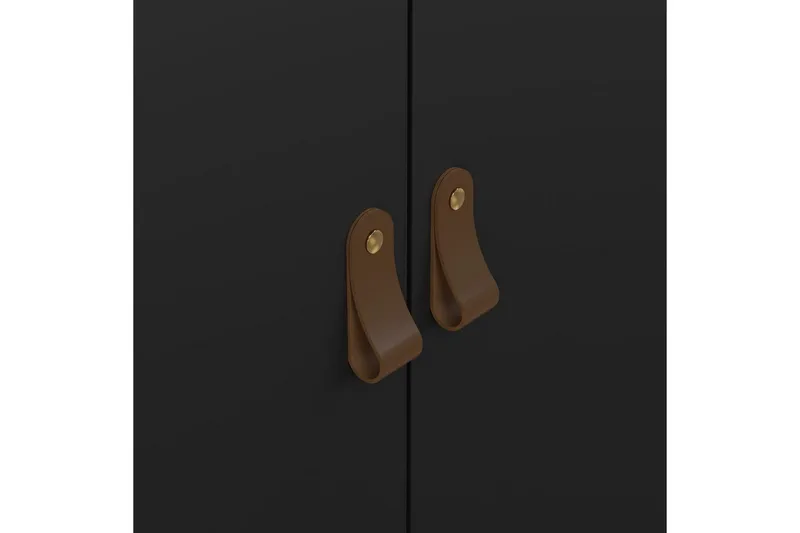 Vallvidera Garderobe 150x199 cm - Sort - Opbevaring - Tøjopbevaring - Garderobeskabe