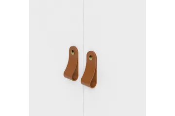 Vallvidera Garderobe 58x102 cm - Hvid/Natur - Opbevaring - Tøjopbevaring - Garderobeskabe