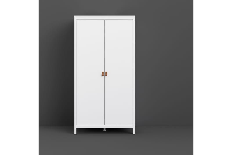 Vallvidera Garderobe 58x102 cm - Hvid/Natur - Opbevaring - Tøjopbevaring - Garderobeskabe