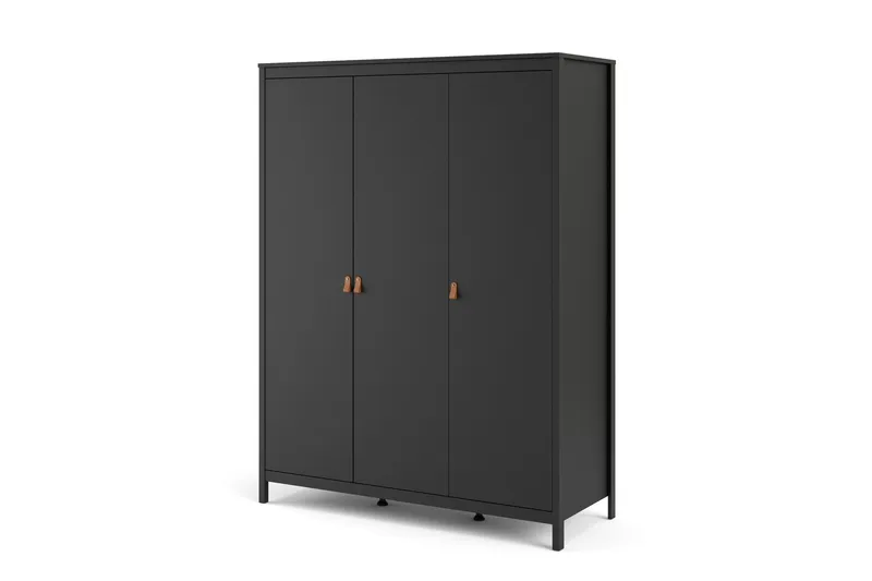 Vallvidera Garderobe 58x150 cm - Sort - Opbevaring - Tøjopbevaring - Garderobeskabe