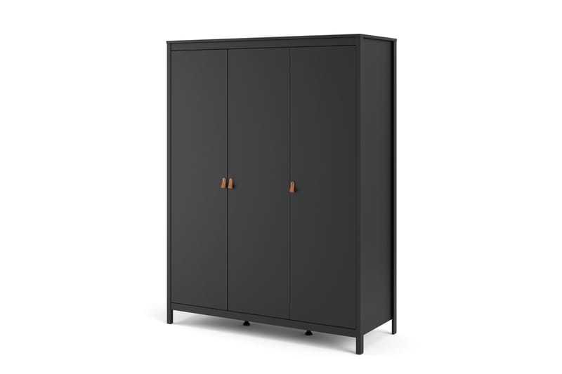 Vallvidera Garderobe 58x150 cm - Sort - Opbevaring - Tøjopbevaring - Garderobeskabe
