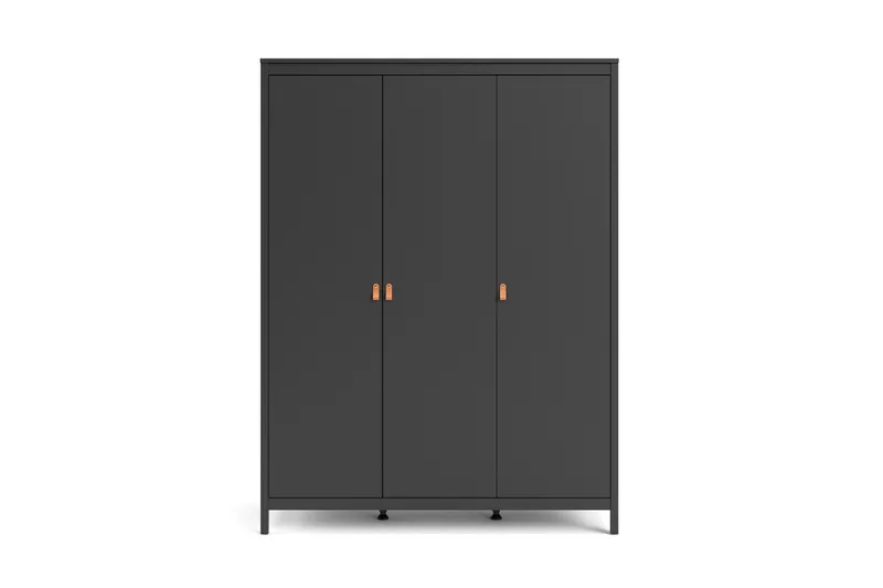 Vallvidera Garderobe 58x150 cm - Sort - Opbevaring - Tøjopbevaring - Garderobeskabe