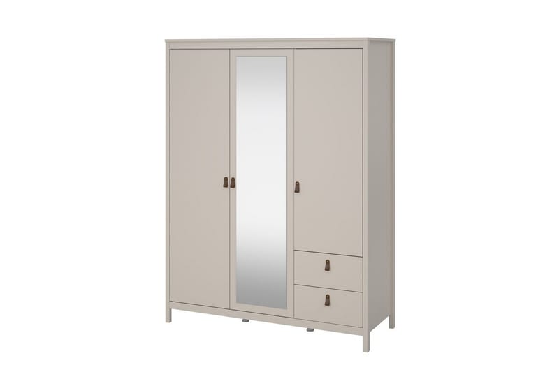 Vallvidera Garderobe med Spejl 150x199 cm, Beige