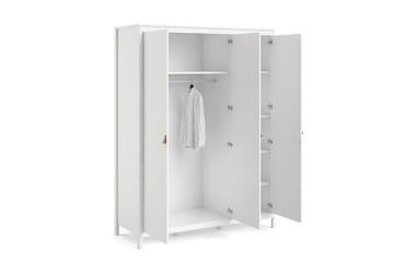 Vallvidera Garderobeskab 58x150 cm - Hvid - Opbevaring - Tøjopbevaring - Garderobeskabe