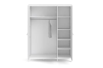 Vallvidera Garderobeskab 58x150 cm - Hvid - Opbevaring - Tøjopbevaring - Garderobeskabe