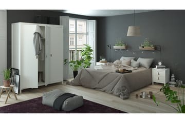 Vallvidera Garderobeskab 58x150 cm - Hvid - Opbevaring - Tøjopbevaring - Garderobeskabe