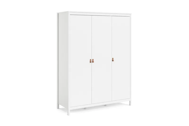 Vallvidera Garderobeskab 58x150 cm - Hvid - Opbevaring - Tøjopbevaring - Garderobeskabe