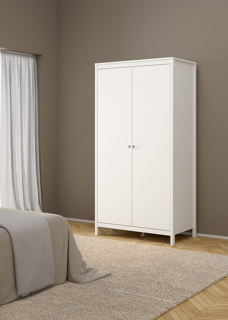 Vallvidera Garderobeskab med 2 døre 102x199 cm - Opbevaring - Tøjopbevaring - Garderobeskabe - Garderobeskab & klædeskab