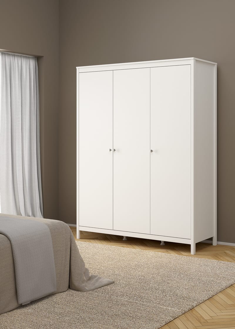 Vallvidera Garderobeskab med 3 døre 150x199 cm - Opbevaring - Tøjopbevaring - Garderobeskabe - Garderobeskab & klædeskab