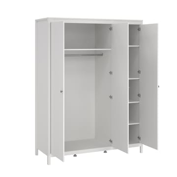 Vallvidera Garderobeskab med 3 døre 150x199 cm - Opbevaring - Tøjopbevaring - Garderobeskabe - Garderobeskab & klædeskab
