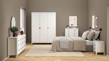 Vallvidera Garderobeskab med 3 døre 150x199 cm - Opbevaring - Tøjopbevaring - Garderobeskabe - Garderobeskab & klædeskab