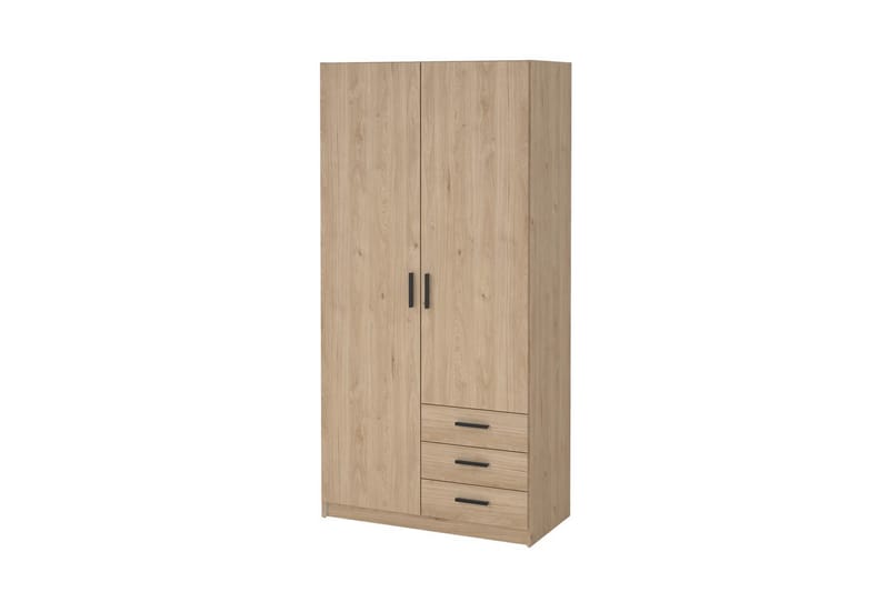 Vandana Garderobe 99x200 cm - Brun - Opbevaring - Tøjopbevaring - Garderobeskabe