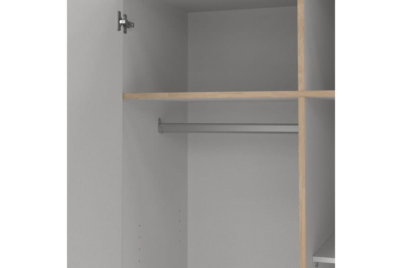 Vandana Garderobe 99x200 cm - Brun - Opbevaring - Tøjopbevaring - Garderobeskabe