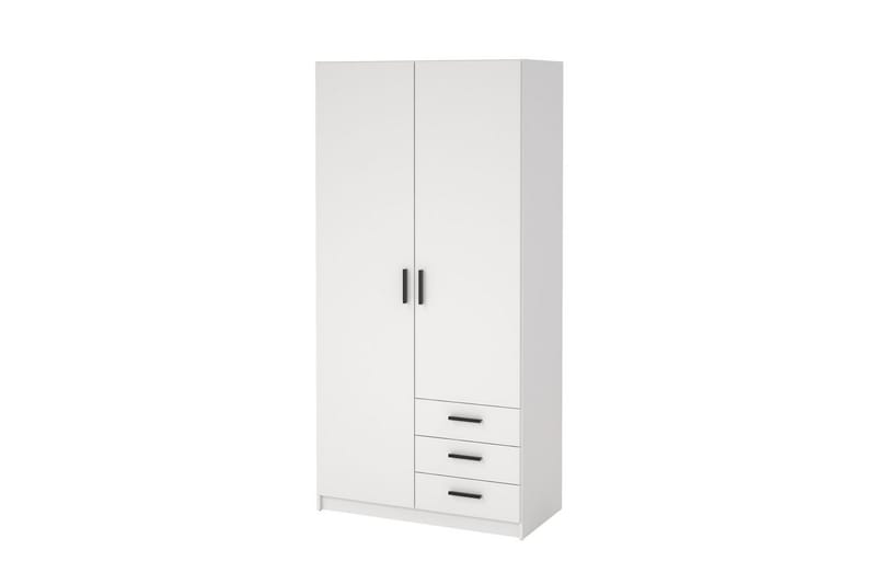 Vandana Garderobe 99x200 cm - Hvid - Opbevaring - Tøjopbevaring - Garderobeskabe