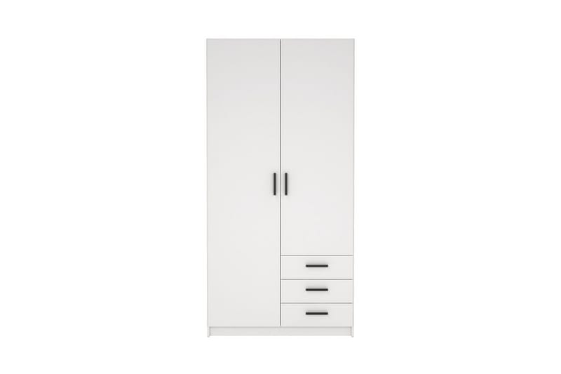 Vandana Garderobe 99x200 cm - Hvid - Opbevaring - Tøjopbevaring - Garderobeskabe