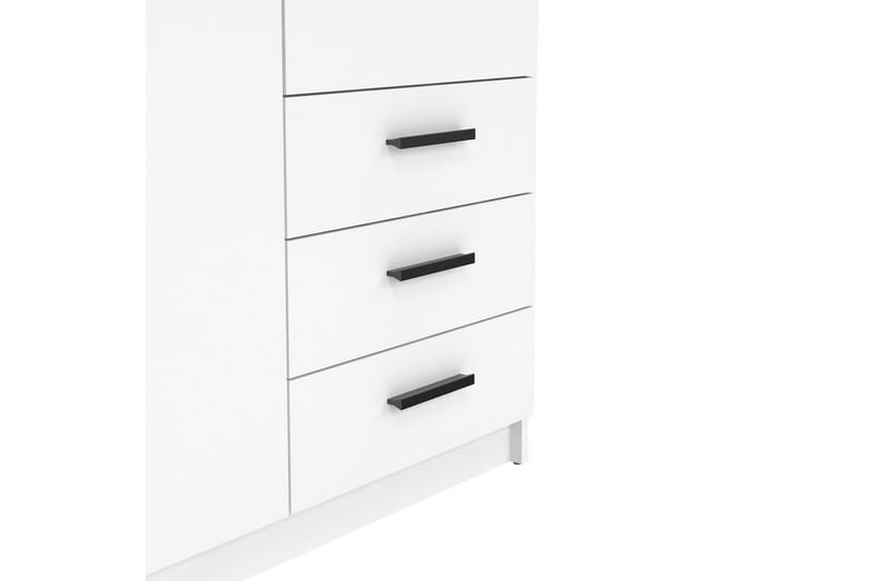 Vandana Garderobe 99x200 cm - Hvid - Opbevaring - Tøjopbevaring - Garderobeskabe