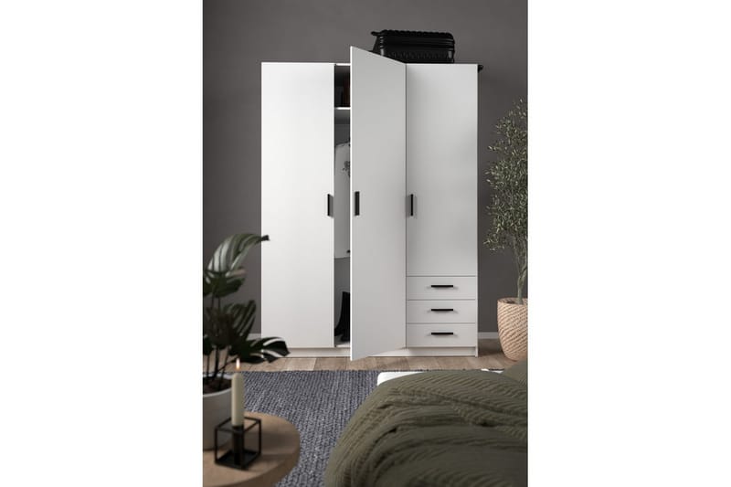 Vandana Garderobe - Hvid - Opbevaring - Tøjopbevaring - Garderobeskabe