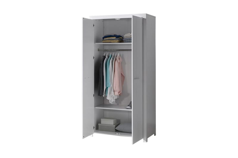 Vandeveer Garderobe 2 Døre - Opbevaring - Tøjopbevaring - Garderobeskabe