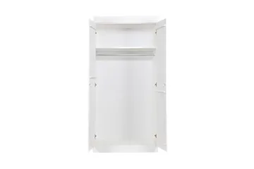 Varius Garderobe 94 cm 2 Låger - Hvid Fyrretræ - Opbevaring - Tøjopbevaring - Garderobeskabe