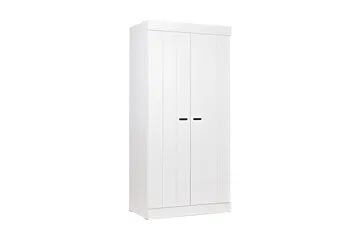 Varius Garderobe 94 cm 2 Låger - Hvid Fyrretræ - Opbevaring - Tøjopbevaring - Garderobeskabe
