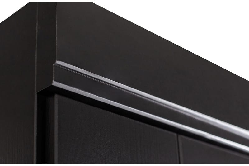 Varius Garderobe 94x53 cm 2 Døre - Fyrretræ/Sort - Opbevaring - Tøjopbevaring - Garderobeskabe