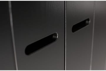 Varius Garderobe 94x53 cm 2 Døre - Fyrretræ/Sort - Opbevaring - Tøjopbevaring - Garderobeskabe