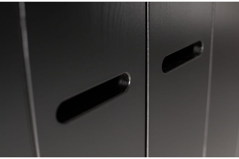 Varius Garderobe 94x53 cm 2 Døre - Fyrretræ/Sort - Opbevaring - Tøjopbevaring - Garderobeskabe