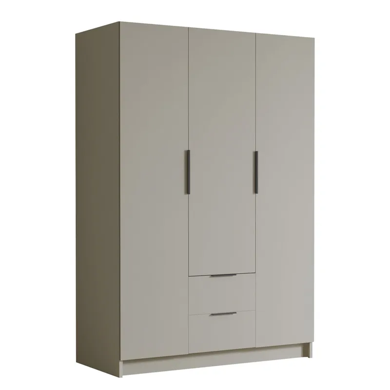 Varros Garderobeskab 150x216 cm - Beige - Opbevaring - Tøjopbevaring - Garderobeskabe