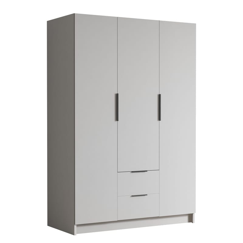 Varros Garderobeskab 150x216 cm - Hvid - Opbevaring - Tøjopbevaring - Garderobeskabe