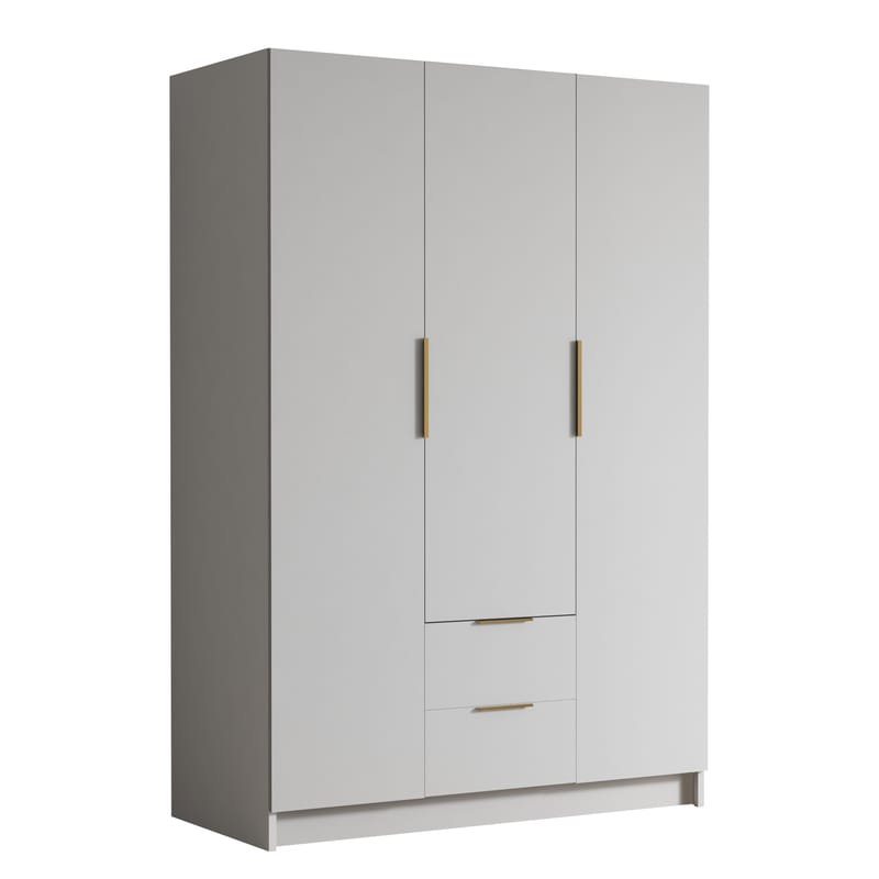 Varros Garderobeskab 150x216 cm - Hvid - Opbevaring - Tøjopbevaring - Garderobeskabe