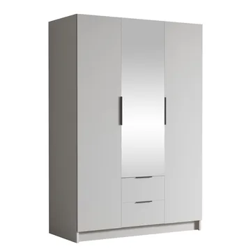 Varros Garderobeskabeskab med spejl 150x216 cm