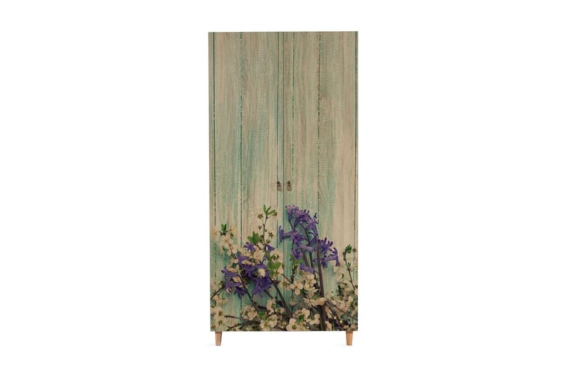 Vellavie Garderobe Kirsebærblomst - Grøn - Opbevaring - Tøjopbevaring - Garderobeskabe