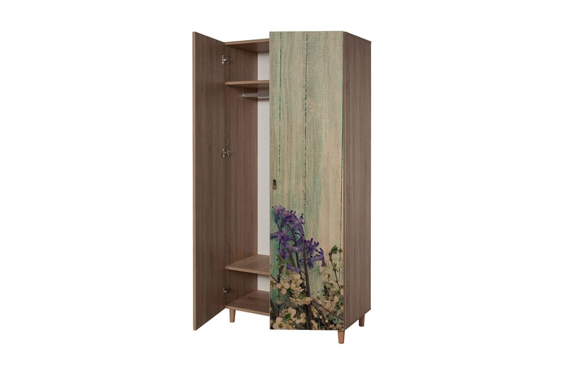 Vellavie Garderobe Kirsebærblomst - Grøn - Opbevaring - Tøjopbevaring - Garderobeskabe