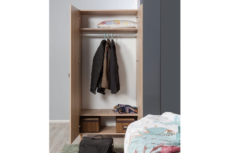 Vellavie Garderobe Kirsebærblomst - Grøn - Opbevaring - Tøjopbevaring - Garderobeskabe