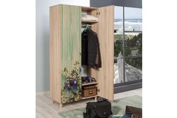 Vellavie Garderobe Kirsebærblomst - Grøn - Opbevaring - Tøjopbevaring - Garderobeskabe