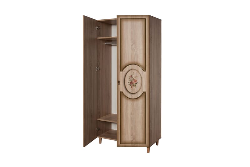 Vellavie Garderobe Roser - M�ørkebrun - Opbevaring - Tøjopbevaring - Garderobeskabe